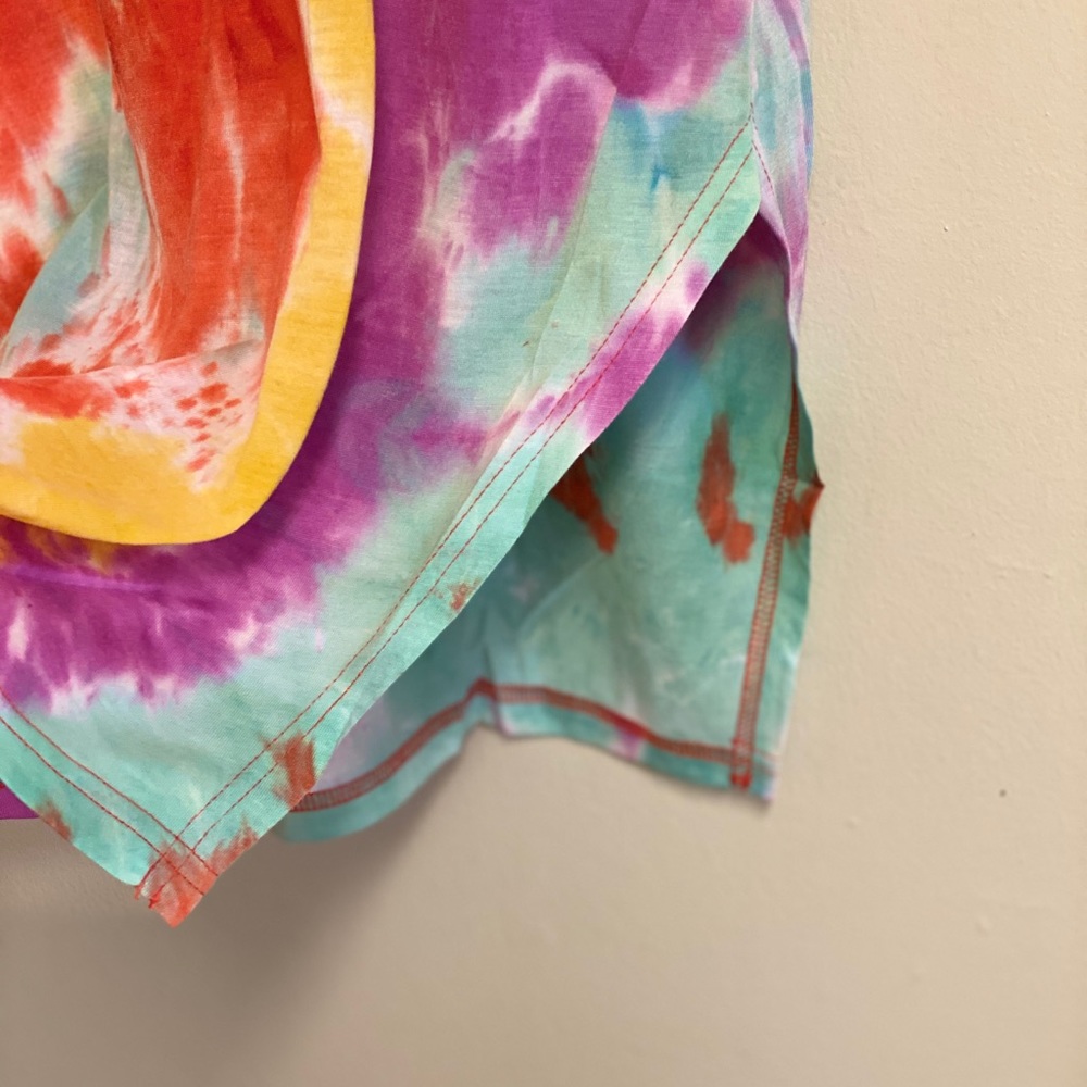 Oversized Sunkist Tie Dye Drop Shoulder T-Shirt - Picture 10 of 10